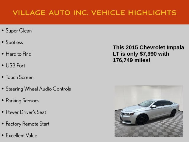 Used 2015 Chevrolet Impala LT w/ Convenience Package FWD image 7