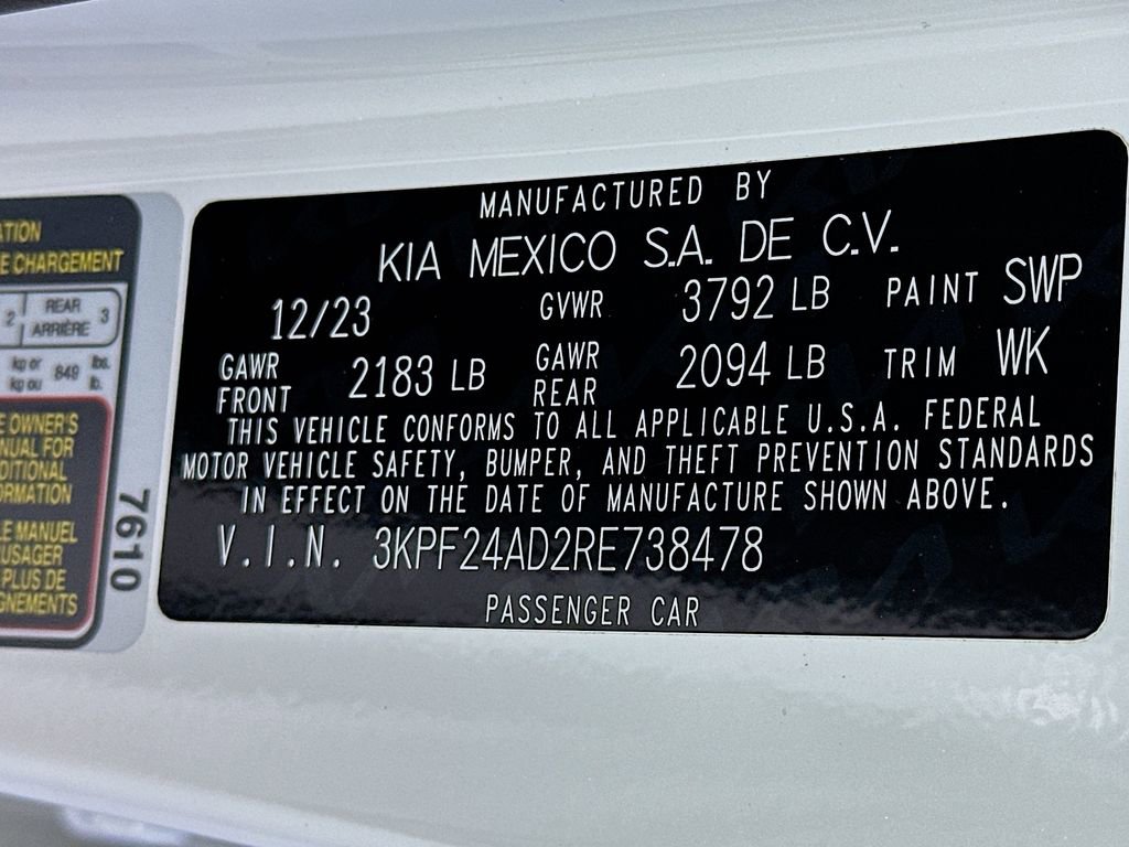 Used 2024 Kia Forte LXS FWD image 35