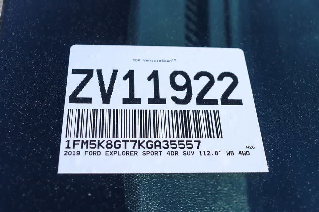 Used 2019 Ford Explorer Sport w/ Equipment Group 401A AWD/4WD image 32