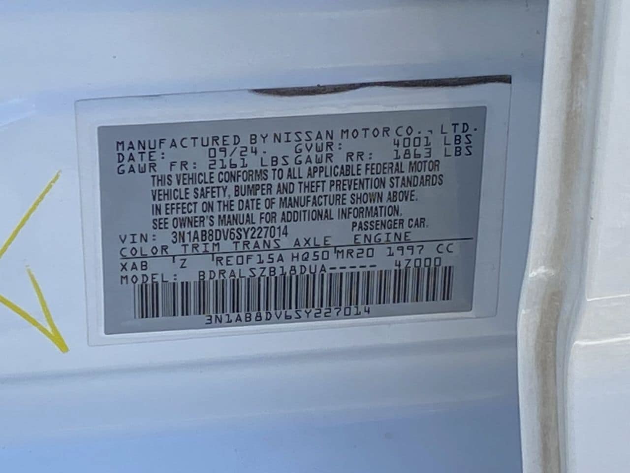 Certified 2025 Nissan Sentra SR w/ SR Premium Package FWD image 34