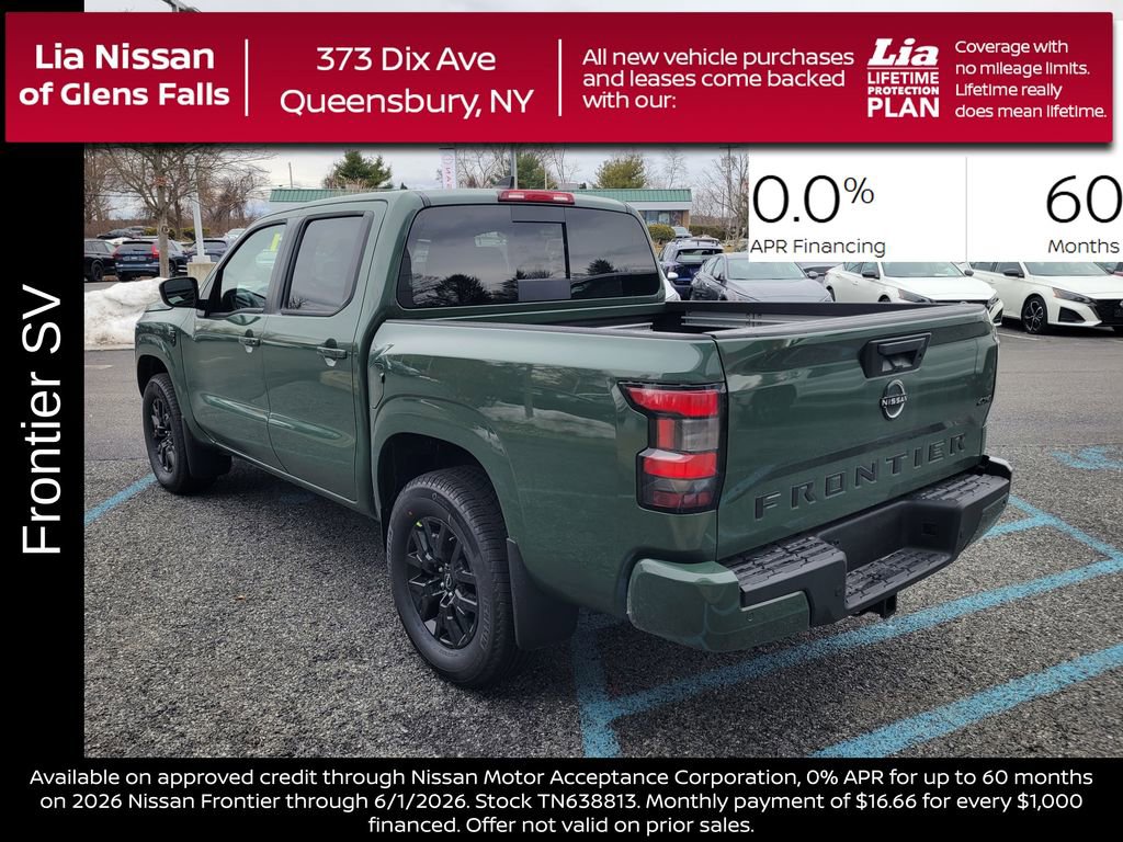 New 2026 Nissan Frontier SV w/ SV Convenience Package AWD/4WD image 8
