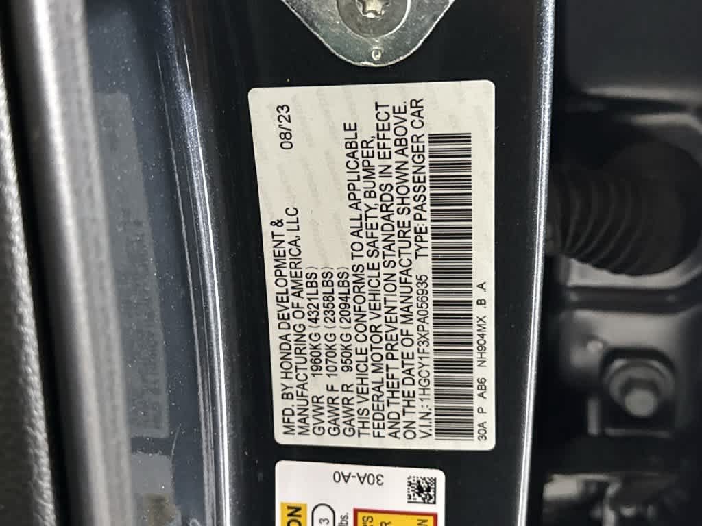 Certified 2023 Honda Accord EX image 28
