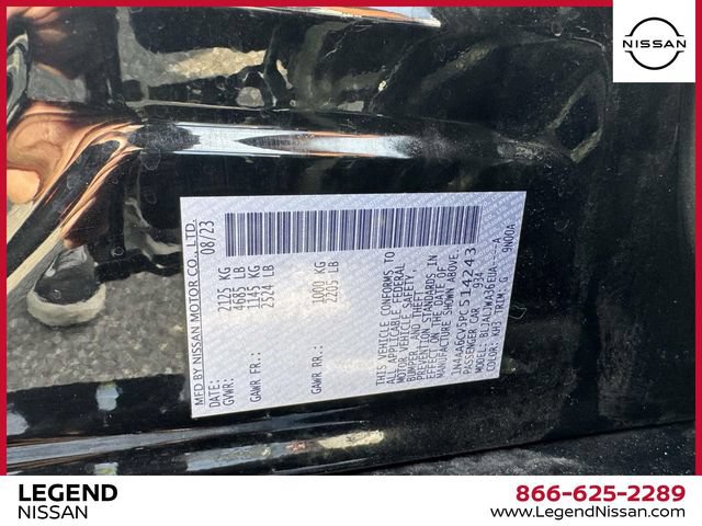 Certified 2023 Nissan Maxima SV w/ Floor Mat Group FWD image 20