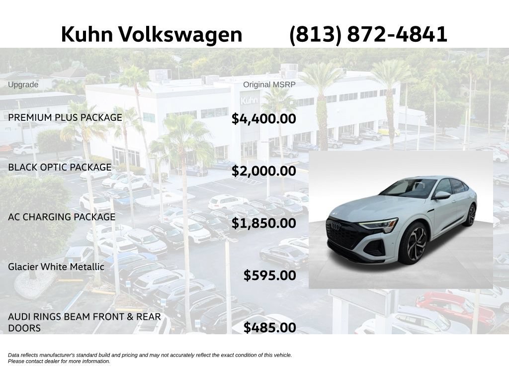 Used 2024 Audi Q8 e-tron Premium Plus w/ Premium Plus Package AWD/4WD image 2