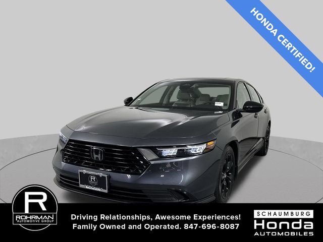 Certified 2025 Honda Accord SE