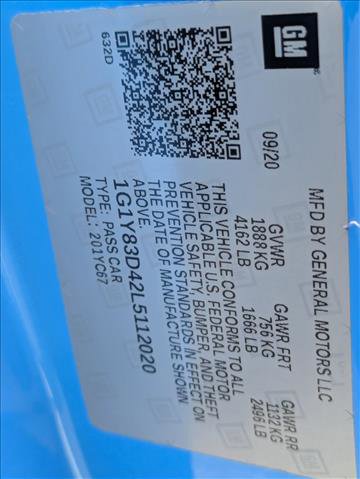 Used 2020 Chevrolet Corvette Stingray Premium Conv w/ 3LT Preferred Equipment Group RWD image 17