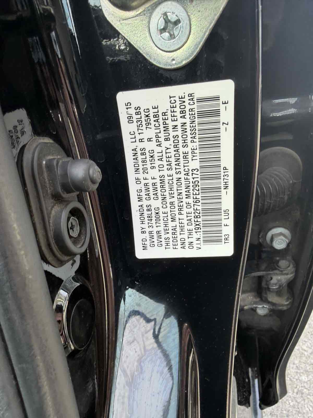 Used 2015 Honda Civic SE image 21