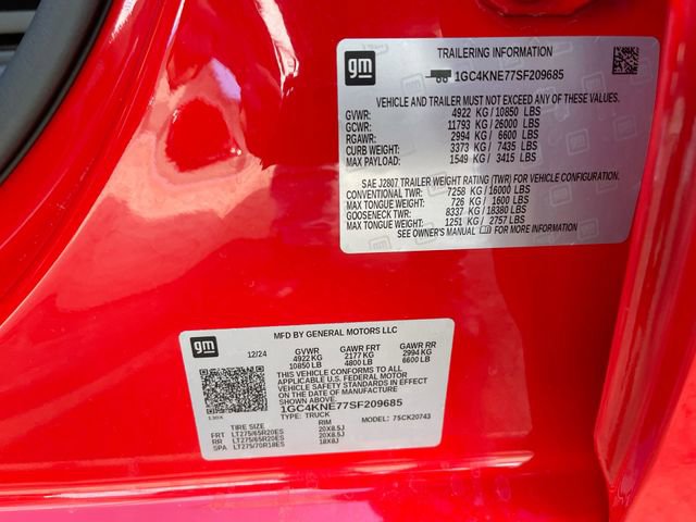 Certified 2025 Chevrolet Silverado 2500 LT w/ Trail Boss Package image 34