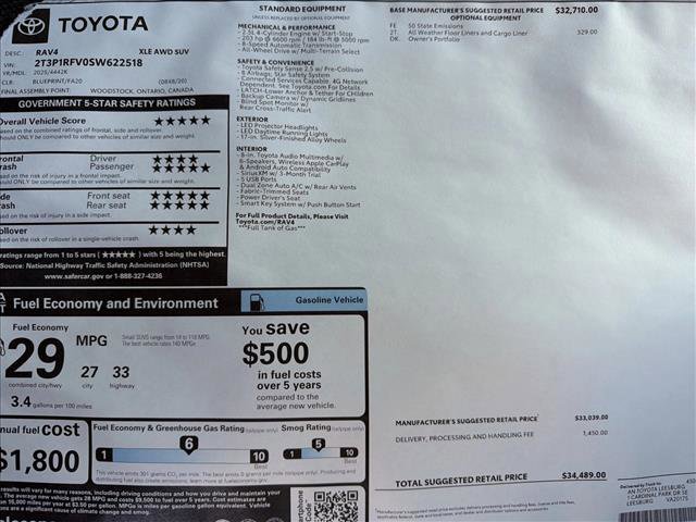 New 2025 Toyota RAV4 XLE image 24