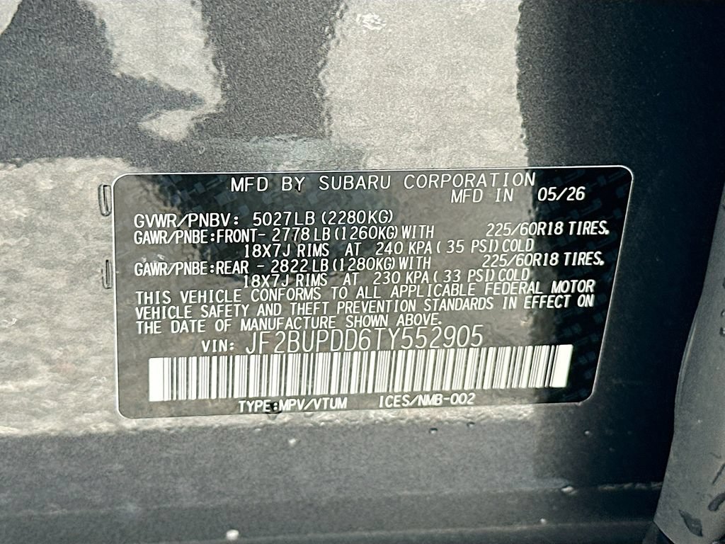 New 2026 Subaru Outback Limited AWD/4WD image 30