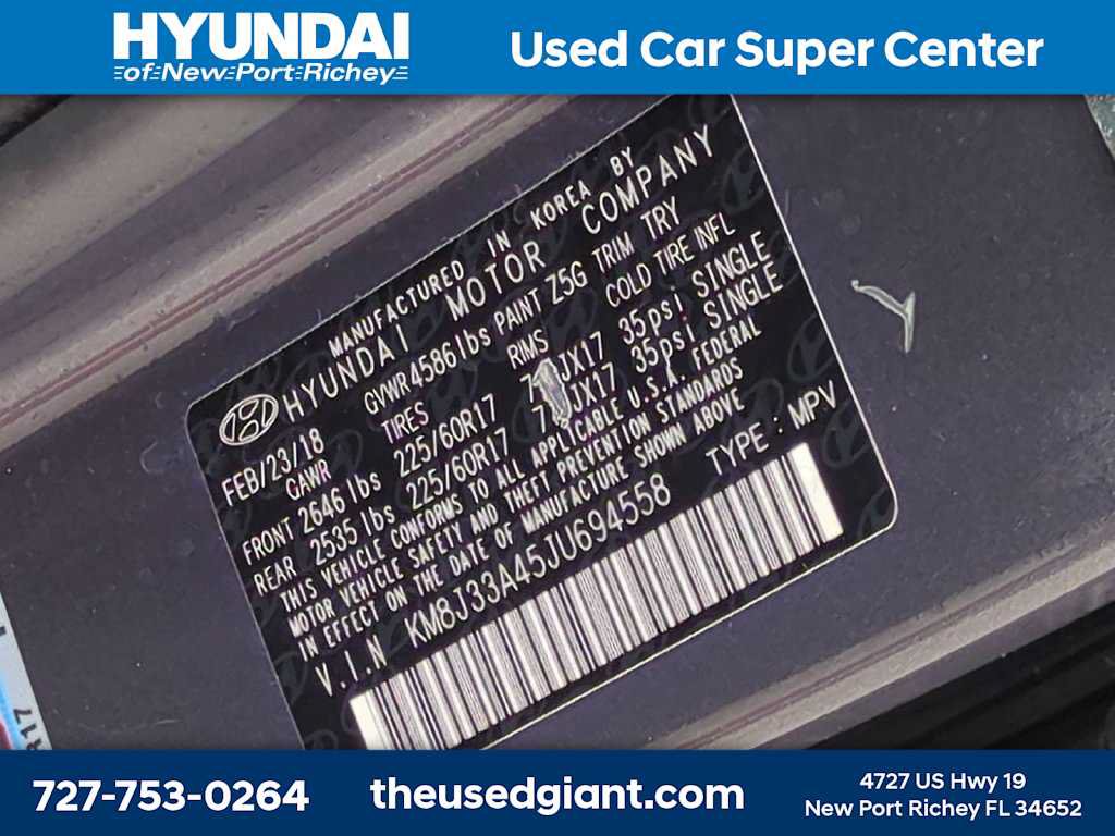 Used 2018 Hyundai Tucson SEL FWD image 30