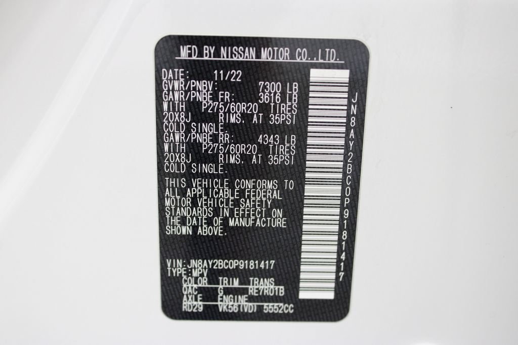 Used 2023 Nissan Armada SL RWD image 35