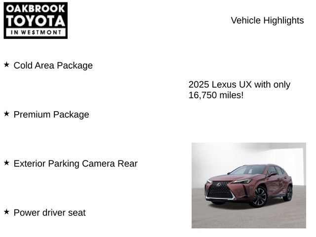 Used 2025 Lexus UX 300h AWD image 7