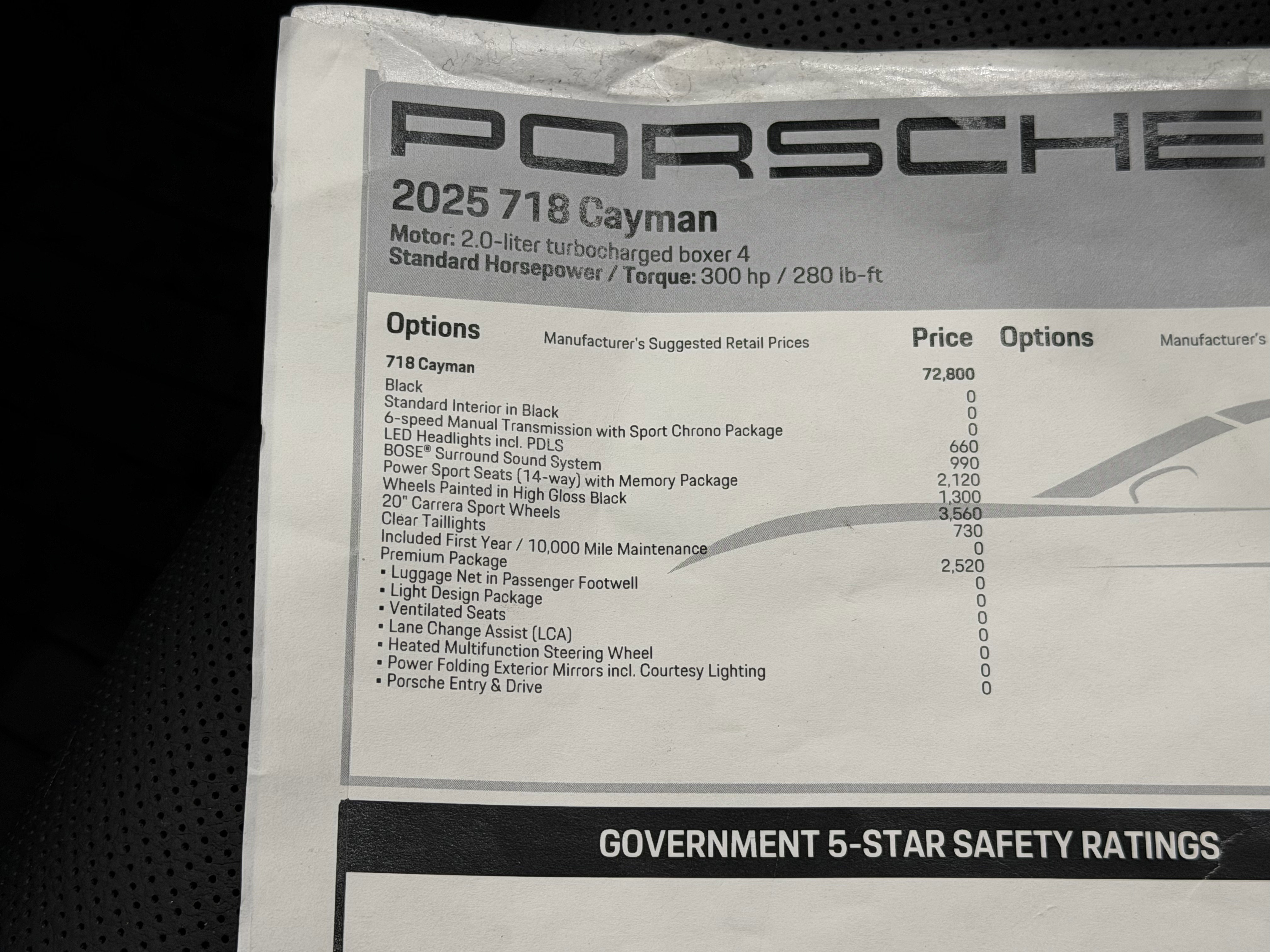 Certified 2025 Porsche 718 Cayman RWD image 53