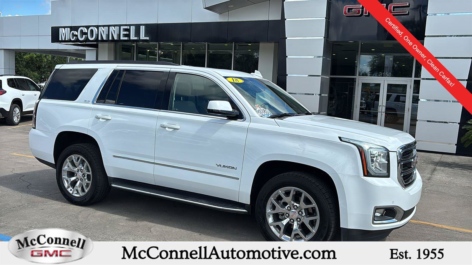Certified 2018 GMC Yukon SLT w/ Open Road Package RWD image 1