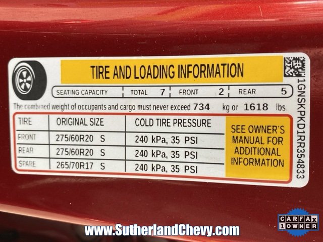 Certified 2024 Chevrolet Tahoe Z71 w/ Luxury Package image 56