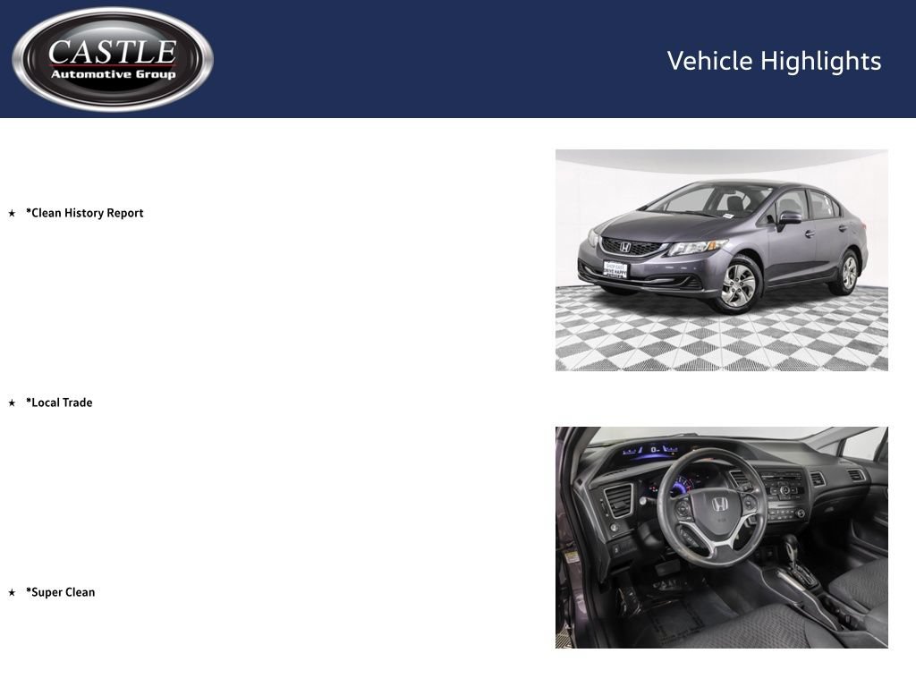 Used 2015 Honda Civic LX image 3