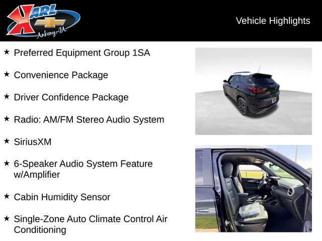 Used 2024 Chevrolet TrailBlazer ACTIV w/ Convenience Package AWD/4WD image 2