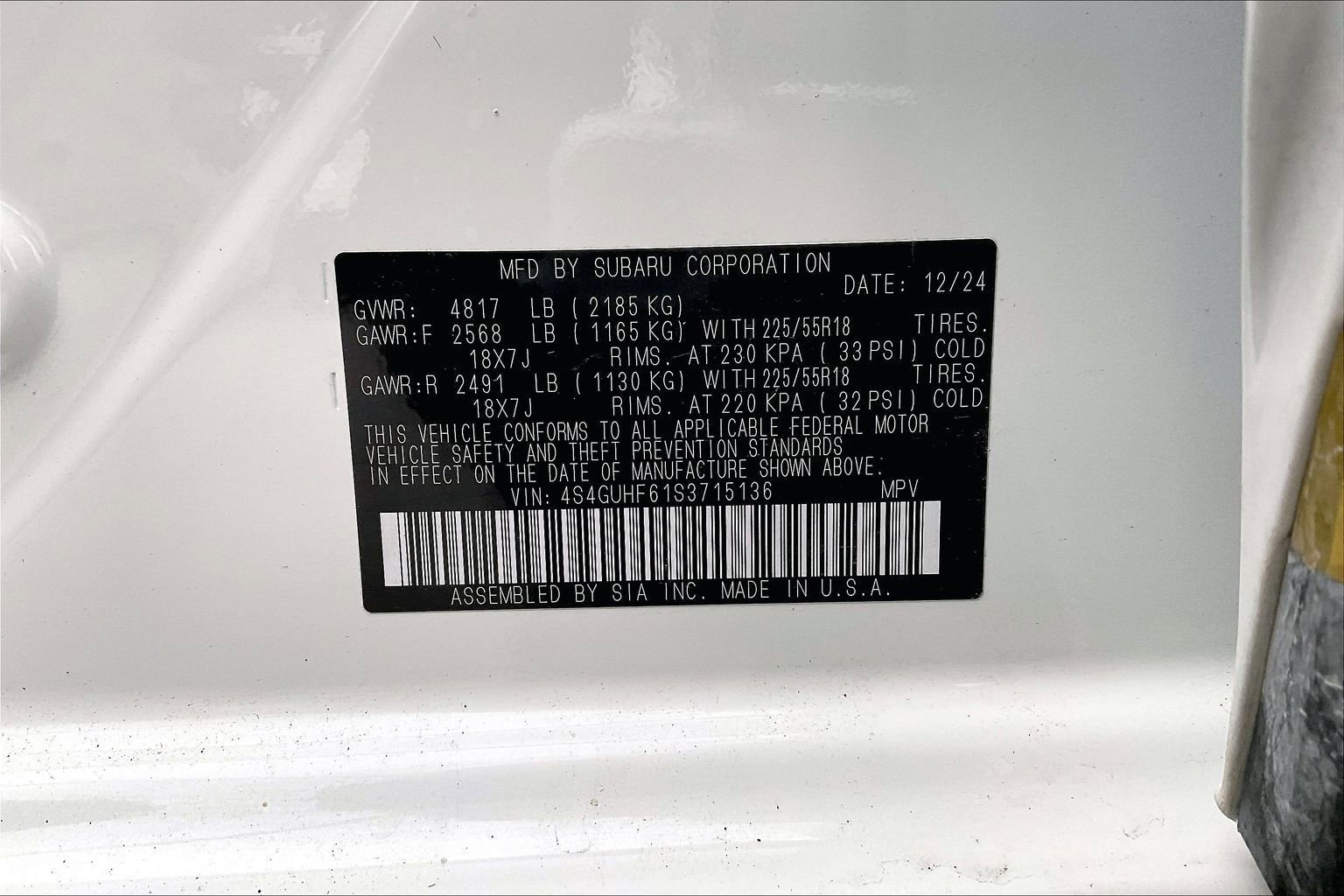 Certified 2025 Subaru Crosstrek 2.5i Sport image 32