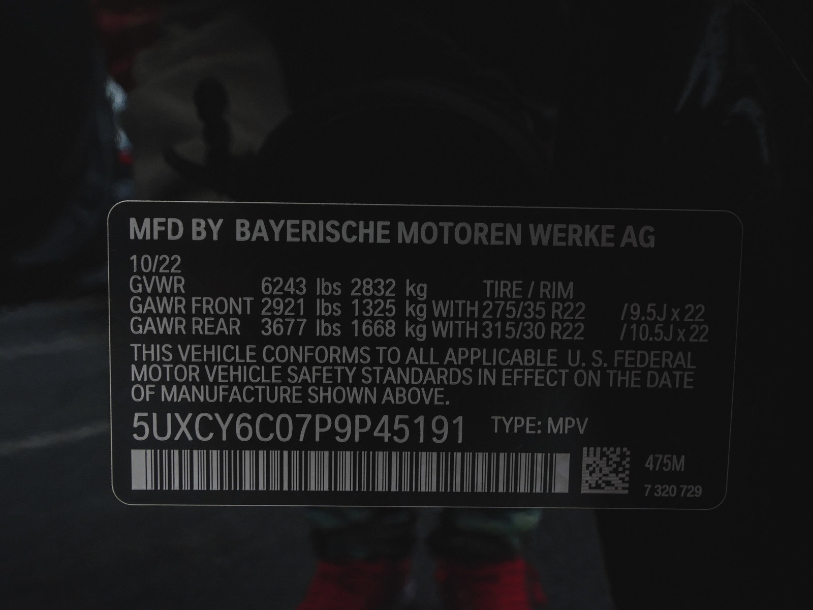 Used 2023 BMW X6 xDrive40i w/ M Sport Package image 14