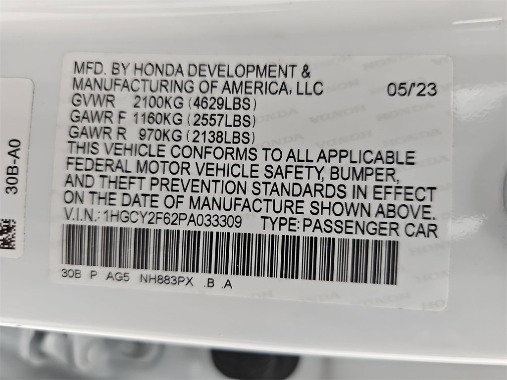 Certified 2023 Honda Accord EX-L image 43
