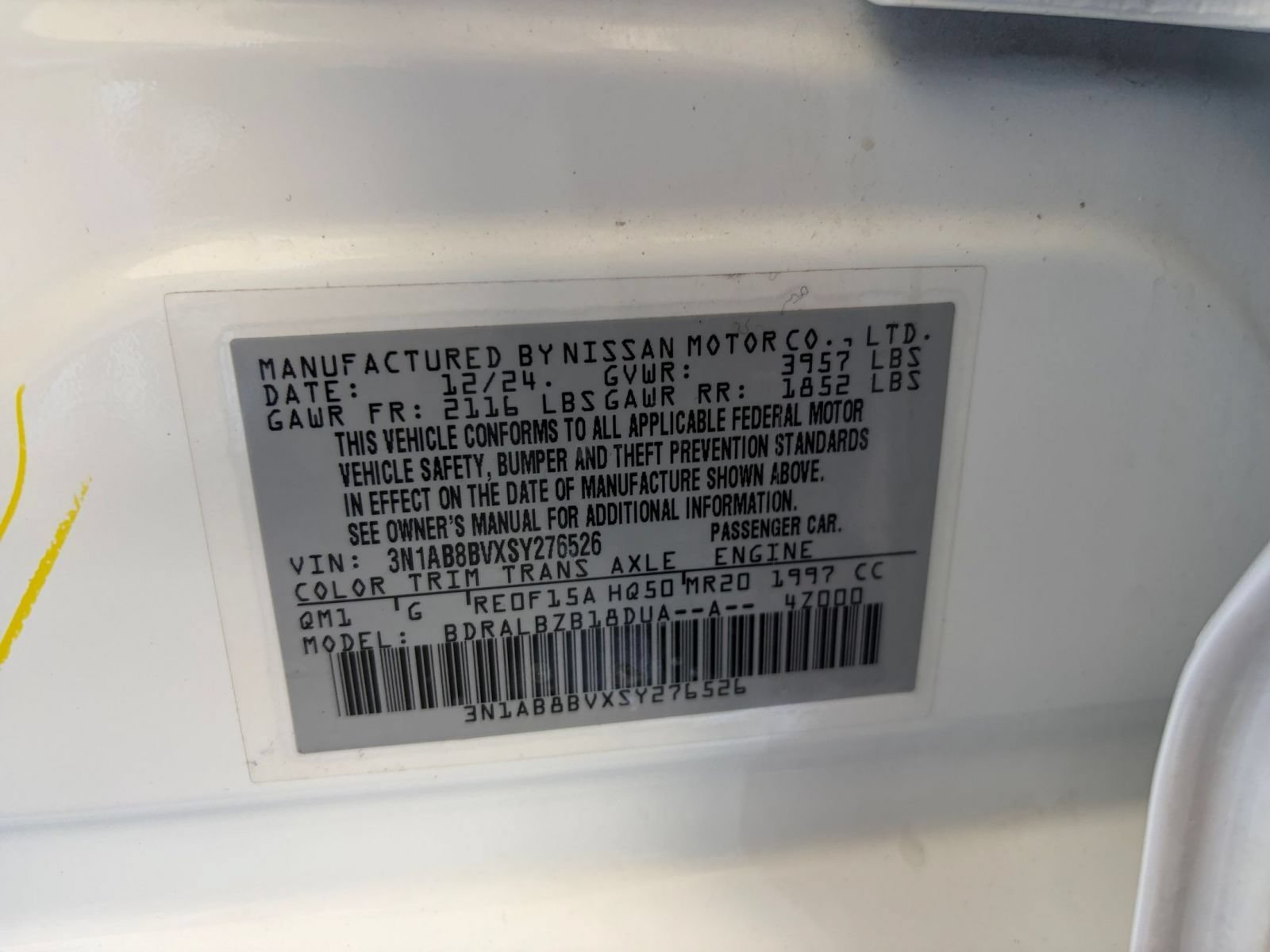 Used 2025 Nissan Sentra S FWD image 26
