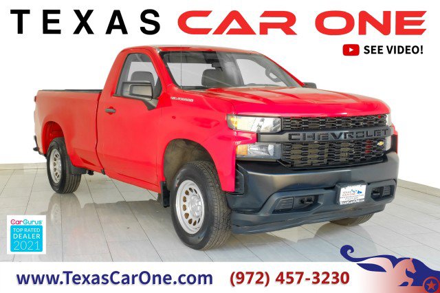 Used 2020 Chevrolet Silverado 1500 W/T w/ Snow Plow Prep Package AWD/4WD image 1