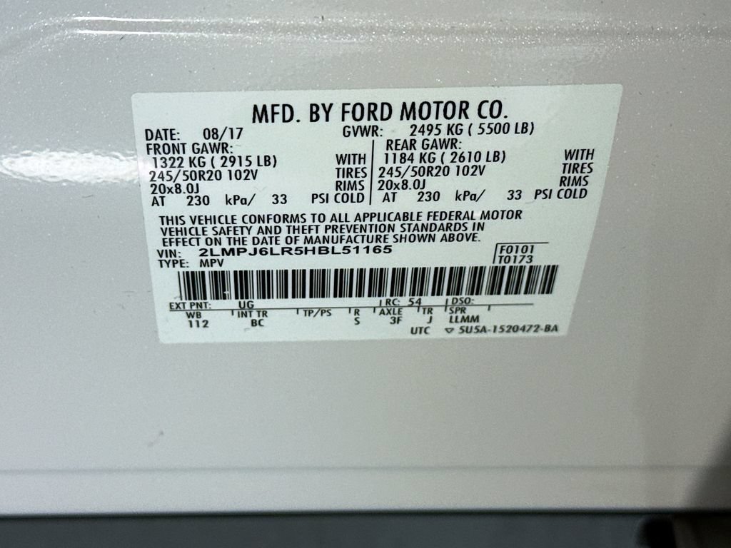 Used 2017 Lincoln MKX Reserve w/ Driver Assistance Package FWD image 35