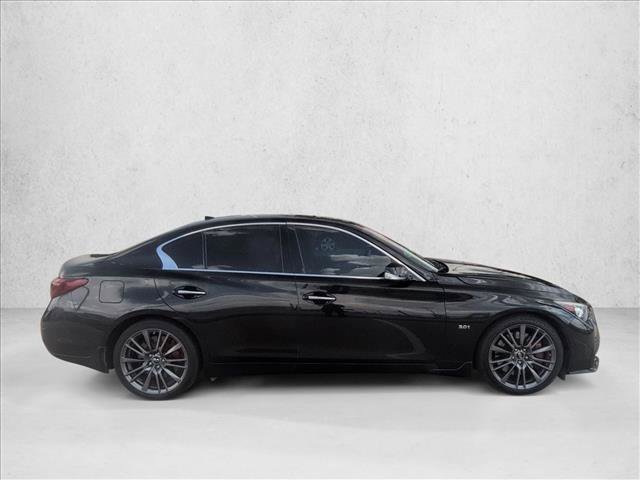 Used 2019 INFINITI Q50 Red Sport 400 w/ Sensory Package RWD video 4