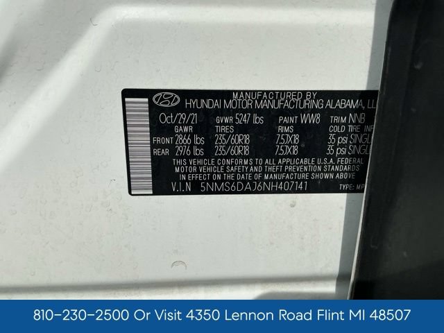 Certified 2022 Hyundai Santa Fe SEL w/ Convenience Package AWD/4WD image 29