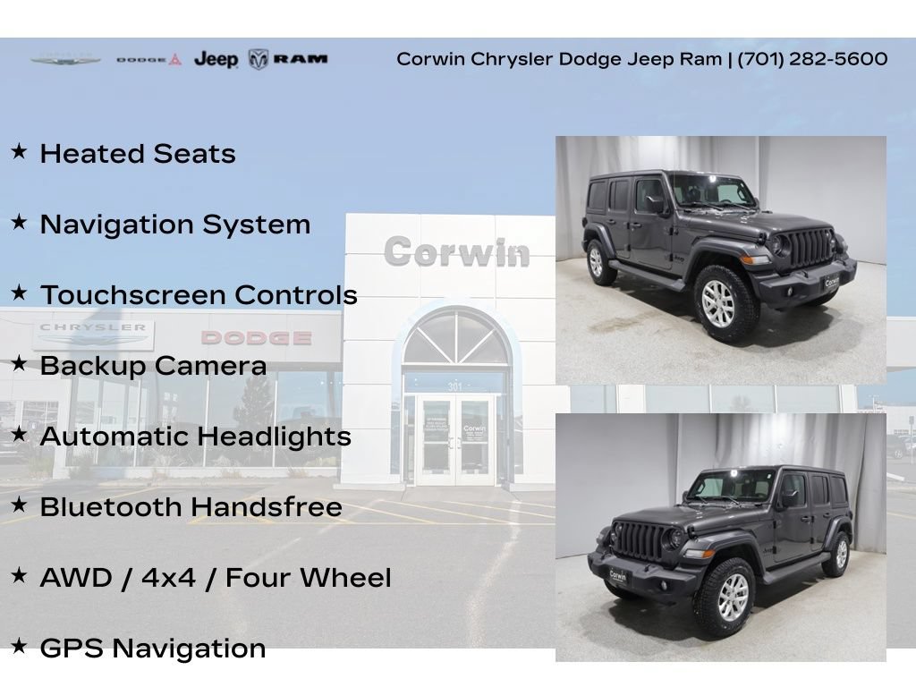 Used 2023 Jeep Wrangler Unlimited Sport AWD/4WD image 8