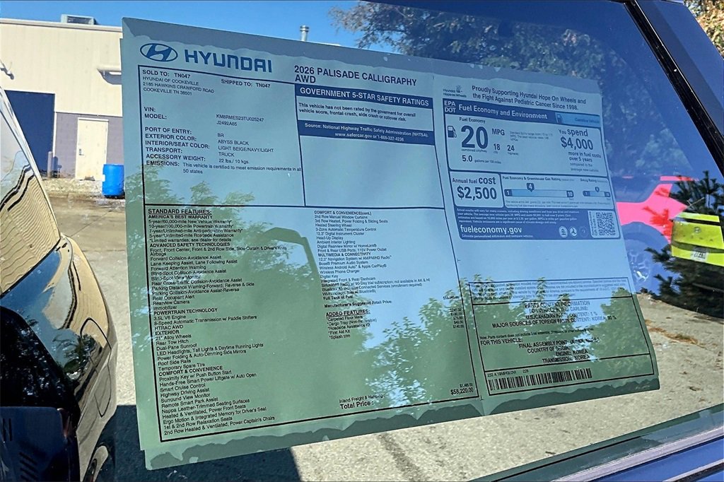 New 2026 Hyundai Palisade Calligraphy image 13