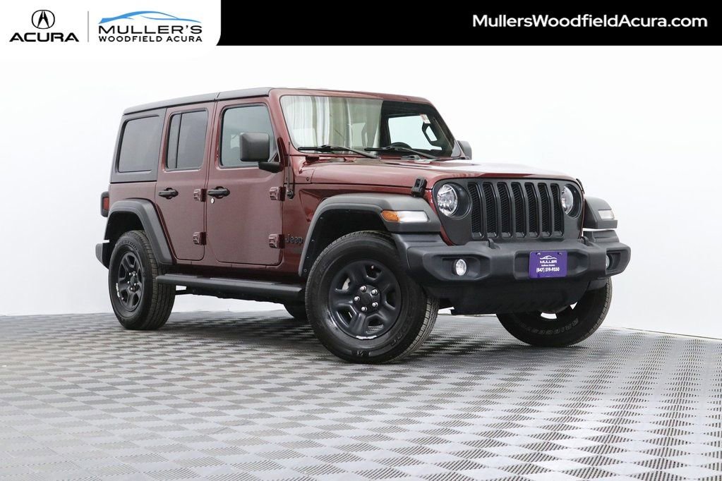 Used 2021 Jeep Wrangler Unlimited Sport image 1
