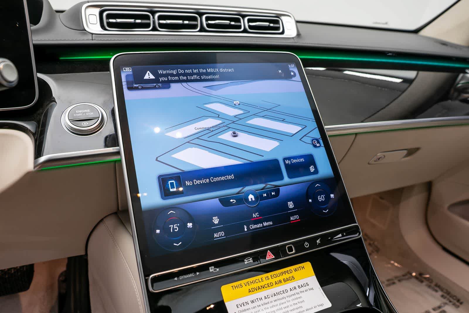 Used 2022 Mercedes-Benz S 580 4MATIC Sedan w/ Rear Seat Package image 9