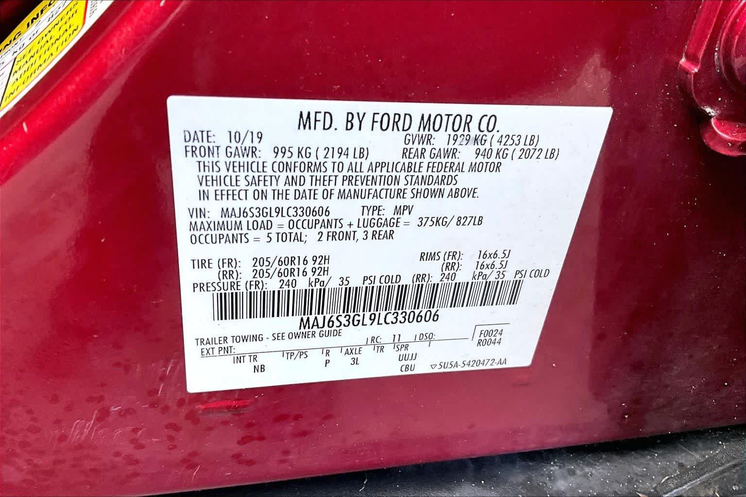 Used 2020 Ford EcoSport SE AWD/4WD image 34