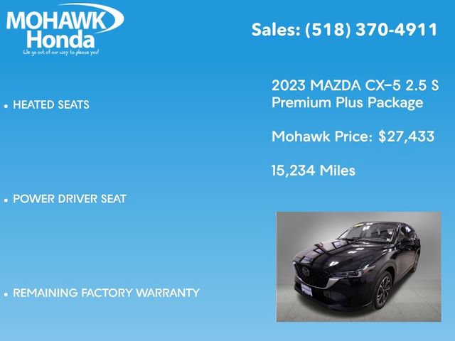 Used 2023 MAZDA CX-5 AWD 2.5 S w/ Premium Plus Pkg image 14