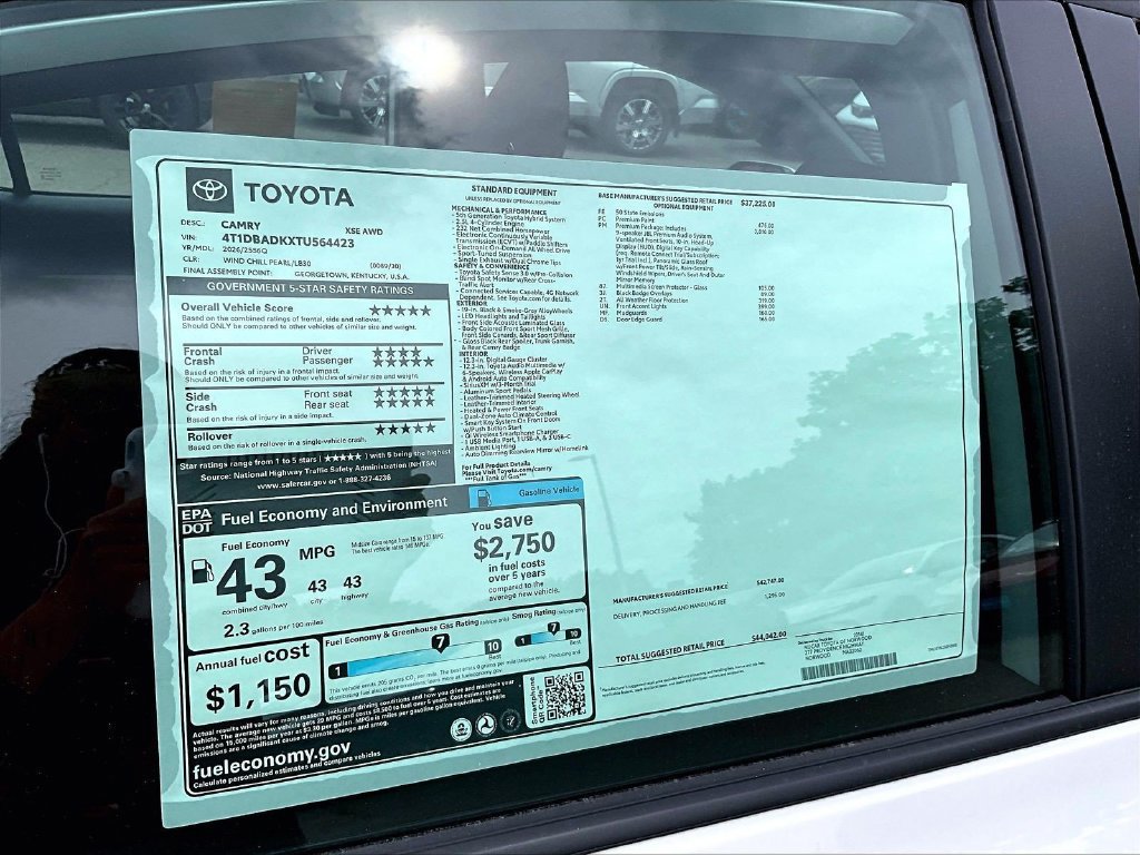 New 2026 Toyota Camry XSE w/ Premium Package AWD/4WD image 18