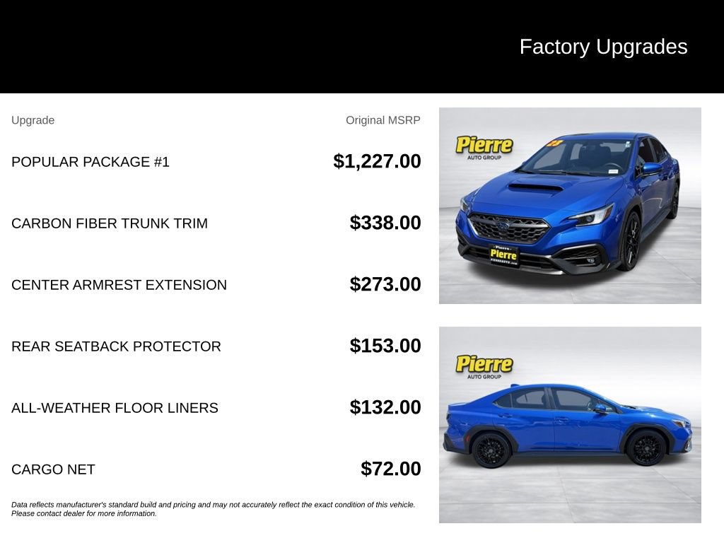 Used 2023 Subaru WRX Limited w/ Popular Package #1 AWD/4WD image 13