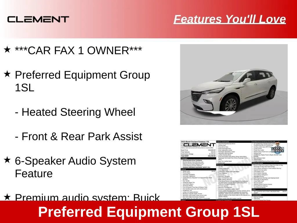 Used 2023 Buick Enclave Essence FWD image 13