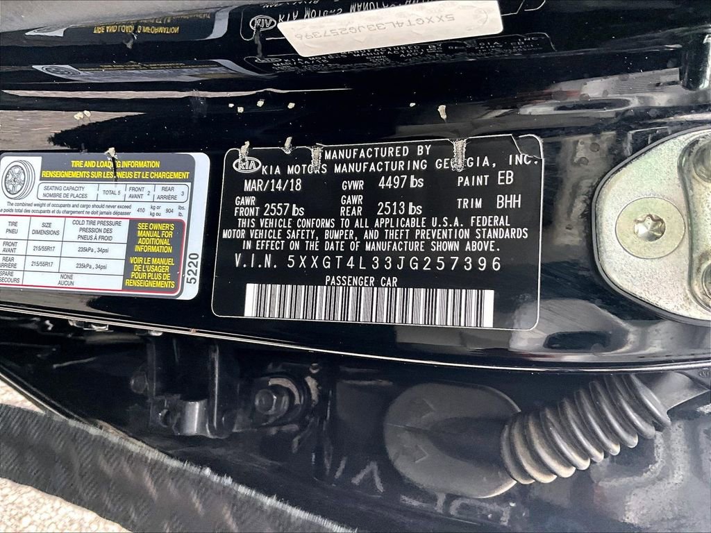 Used 2018 Kia Optima LX w/ 17" Alloy Wheels Package image 16