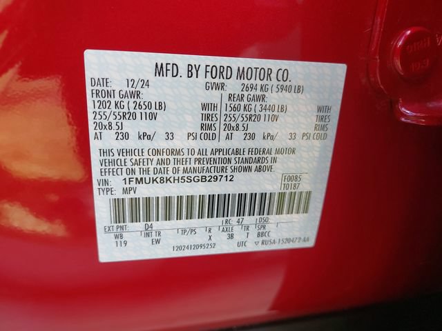 Certified 2025 Ford Explorer ST-Line AWD/4WD image 34