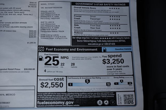 New 2025 Audi Q5 2.0T Premium Plus image 40