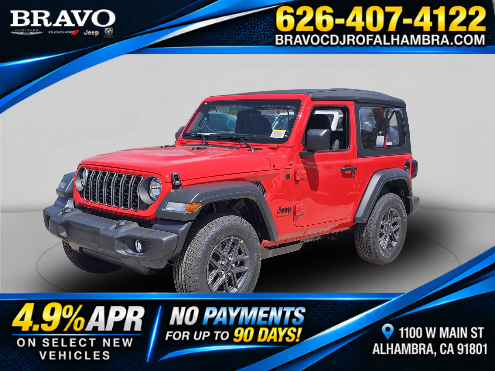 New 2026 Jeep Wrangler Sport AWD/4WD image 1