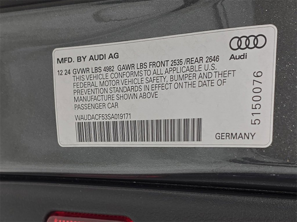 Certified 2025 Audi A5 2.0T Premium Plus w/ Convenience Plus Package image 36