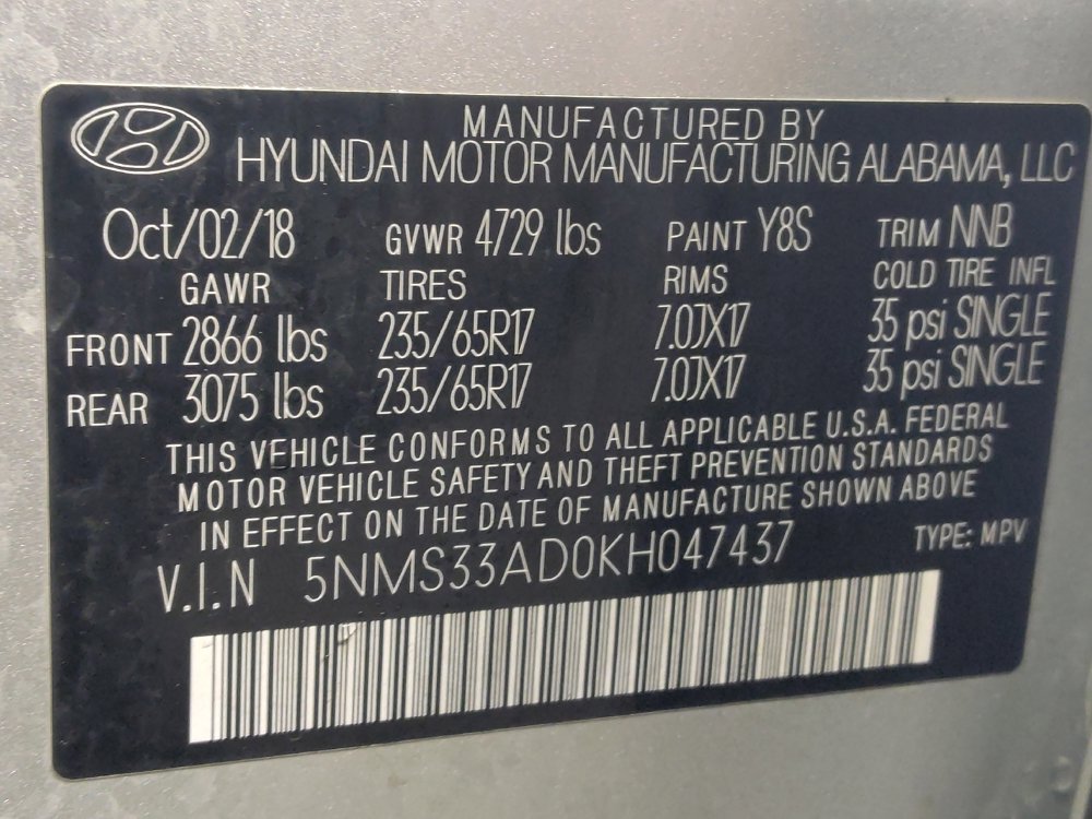 Used 2019 Hyundai Santa Fe SEL FWD image 33