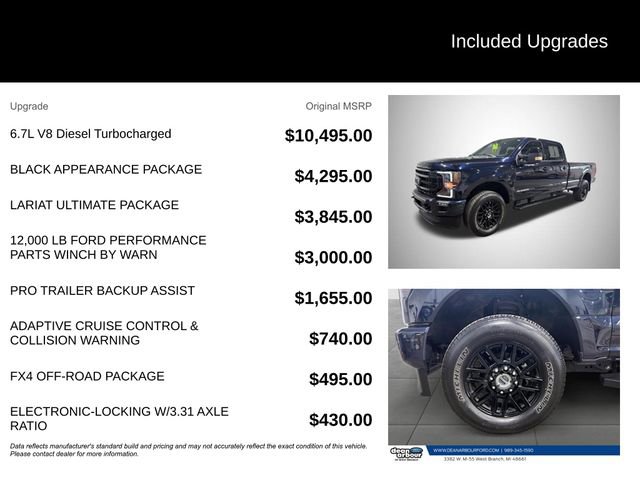 Used 2022 Ford F350 Lariat w/ Black Appearance Package image 7