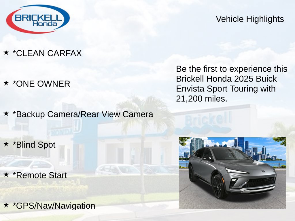 Used 2025 Buick Envista Sport Touring w/ Convenience I Package FWD image 8