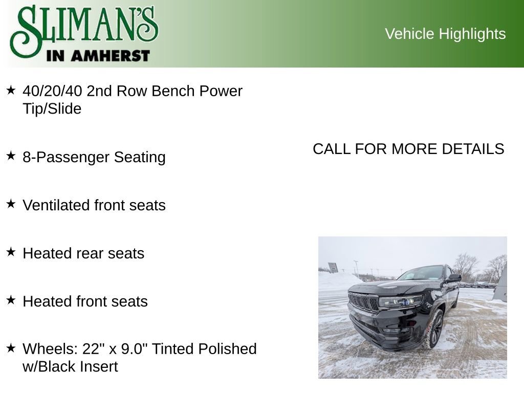 Used 2024 Jeep Grand Wagoneer L Series II w/ Quick Order Packagew 28T image 32