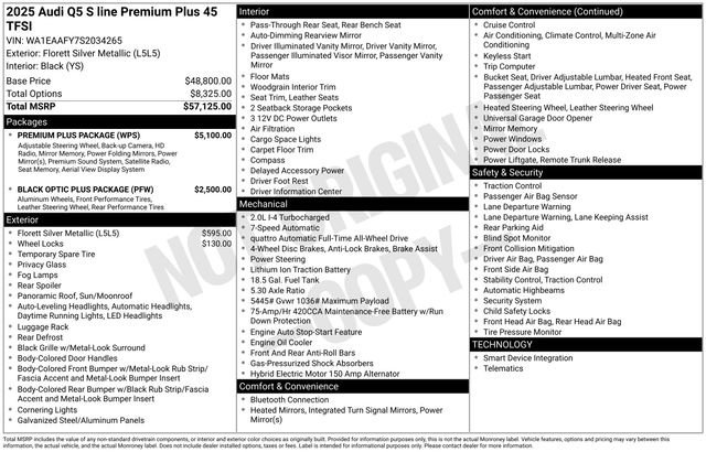 Used 2025 Audi Q5 2.0T Premium Plus w/ Premium Plus Package image 2