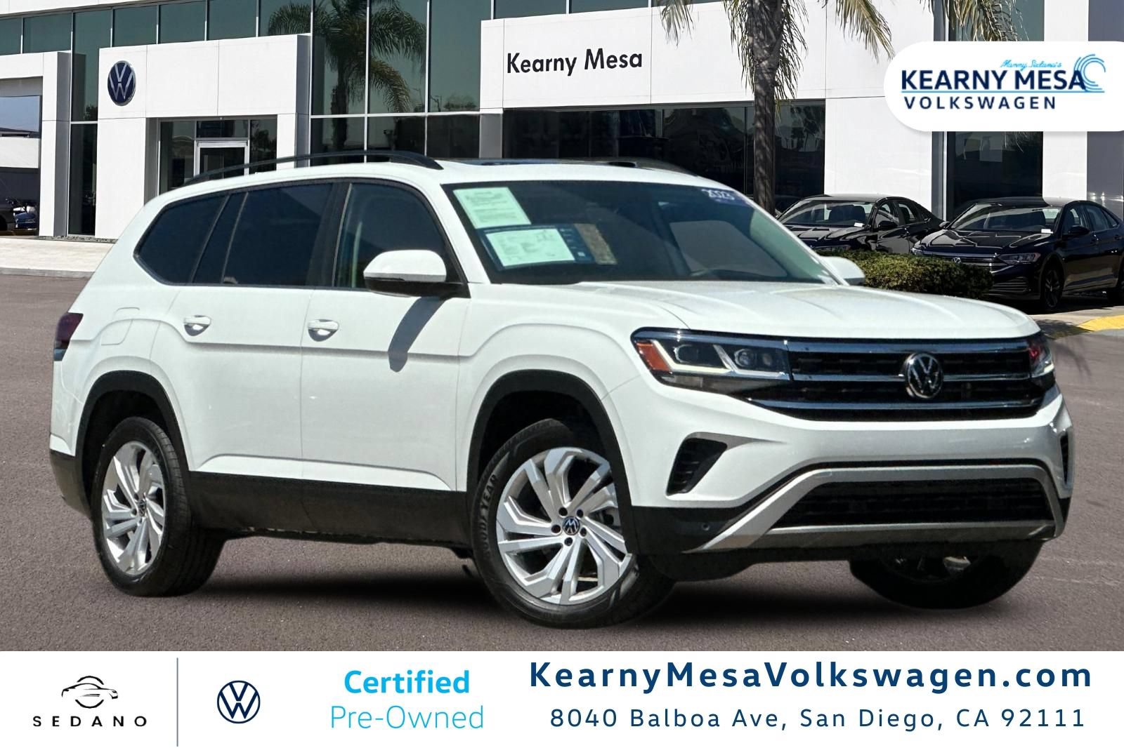 Used 2023 Volkswagen Atlas SE w/ Panoramic Sunroof Package FWD image 1